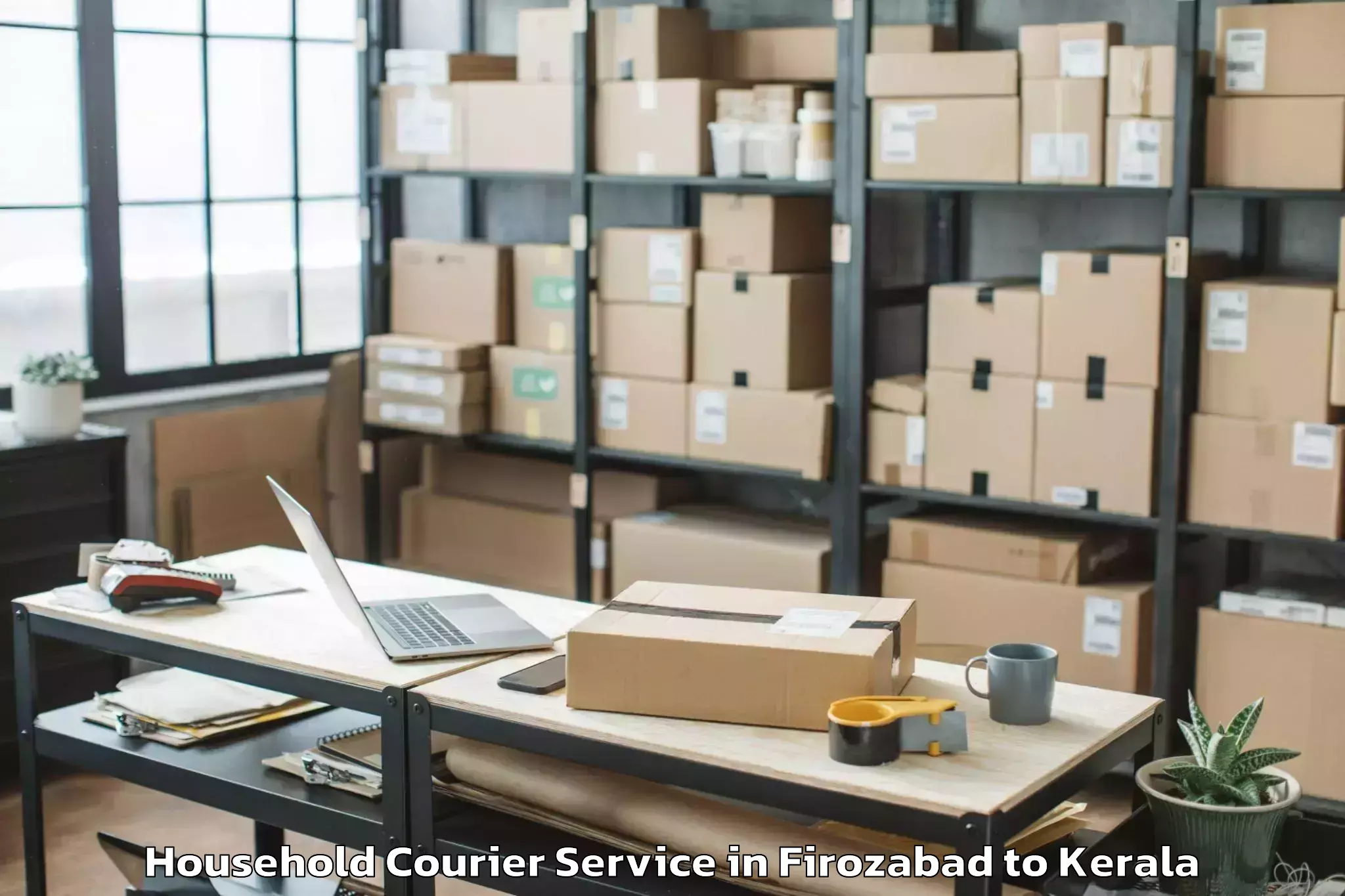 Book Firozabad to Ponekkara Household Courier